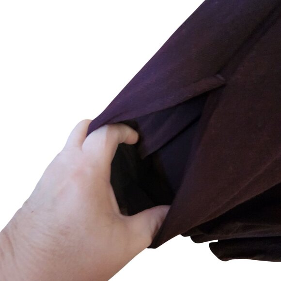 Matilda Jane Purple 3/4 Sleeve Fit & Flare Womens Dress W/ Pockets Size Medium - Picture 4 of 4